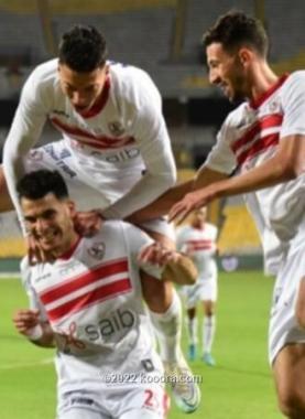 فرحة لاعبي الزمالك بالفوز