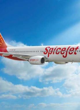 طائرة تابعة لشركة الخطوط الجوية الهندية Spice Jet ‏
