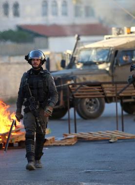 الاشتباكات بين الفلسطينيين وقوات الاحتلال في مخيم نابلس - أرشيفية -