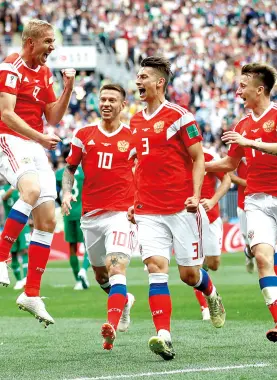 لاعبو روسيا