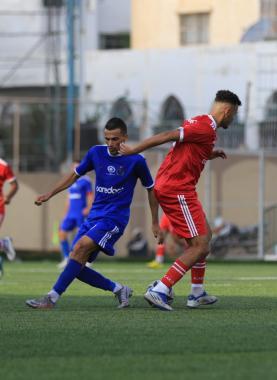 جانب من المباراة