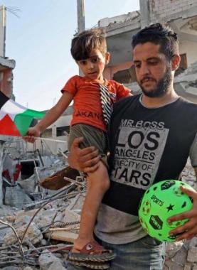 آثار عدوان الاحتلال على غزة -أرشيف-