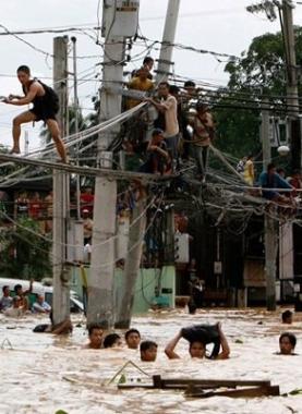 فيضانات في الفلبين - صورة أرشيفية