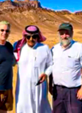 الصهيونيان زيتوفسكي وجرينسبان في السعودية