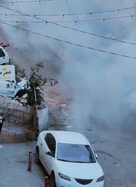 جانب من اقتحام مخيم شعفاط