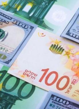 سعر صرف الدولار وباقي العملات الرئيسية أمام الشيكل