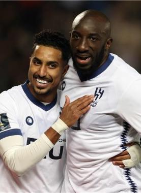 فرحة لاعبي الهلال بالفوز