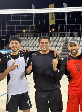 لاعبو منتخب فلسطين