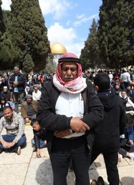 الصلاة في المسجد الأقصى رمضان 2023 ميلادي