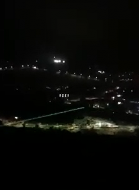 نشطاء من "حزب الله" يخوفون المستوطنين بأشعة الليزر
