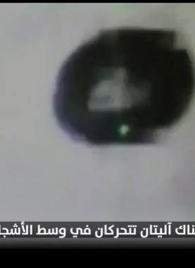 تصوير جوي لجيب إسرائيلي لحظة استهدافه من قبل مقاتلي القسام