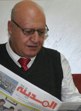 رئيس تحرير جريدة المدينة في الداخل المحتل الصحفي رشاد عمري