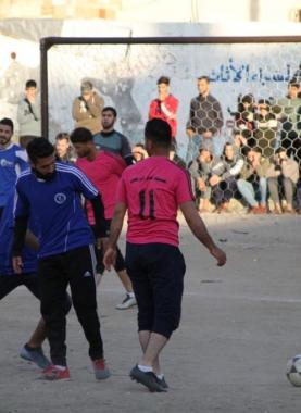 جانب من أحد مباريات البطولة