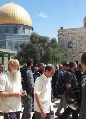 مستوطنون يقتحمون باحات الأقصى المبارك - أرشيفية