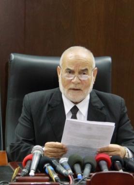 رئيس المجلس التشريعي الفلسطيني أحمد بحر