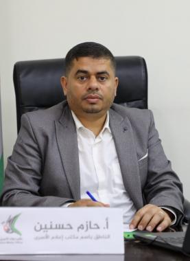 حازم حسنين المتحدث باسم مكتب إعلام الأسرى