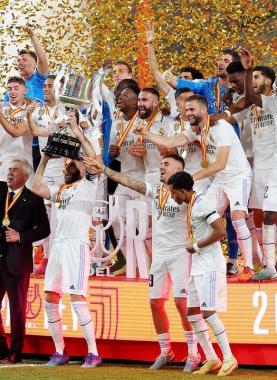 ريال مدريد يتوج بكأس الملك