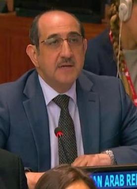 مندوب سورية الدائم لدى الأمم المتحدة بسام صباغ