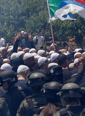 مواجهات وإصابات في الجولان المحتل بين الأهالي وشرطة الاحتلال