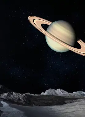 أحد أقمار كوكب زحل يحتوي على كل عناصر "الحياة"