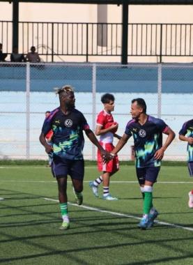 جانب من المباراة