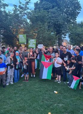 مسيرات في مدن أميركية تنديدا بالعدوان الإسرائيلي على الشعب الفلسطيني