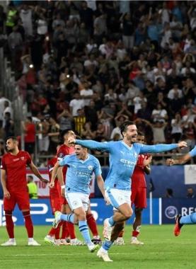 جانب من المباراة