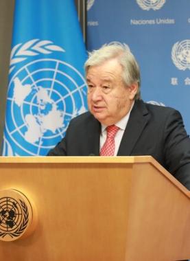 غوتيريش: عرضت على لافروف مقترحات محددة بشأن استئناف صفقة الحبوب