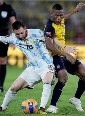 جانب من المباراة