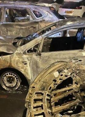 إحراق 8 مركبات (إسرائيلية) في الجليل