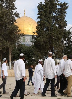 مستوطنون يقتحمون المسجد الأقصى -صورة أرشيفية-