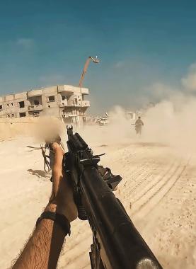 إغارة عناصر القسام على موقع العدو المستحدث في خانيونس