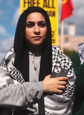 Unbroken Resolve Palestinian Women Lead Amid Siege and Struggle.png