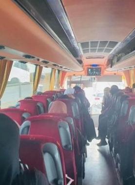 حافلة متجهة إلى المسجد الأقصى المبارك