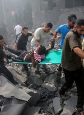 شهداء وجرحى جراء استهداف الاحتلال لمواطنين بمخيم المغازي