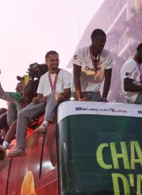 لاعبو منتخب السنغال