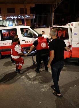 مصاب جراء اعتداء المستوطنين عليه شرقي رام الله (صورة ارشيفية)