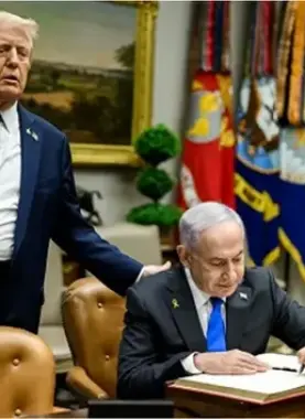 المطلوب للجنائية الدولية، مجرم الحرب "نتنياهو" في البيت الأبيض