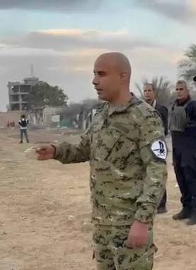 عناصر الميليشيات العميلة مع الاحتلال في رفح جنوب قطاع غزة