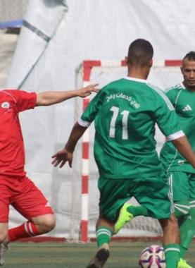 3 انتصارات و3 تعادلات في بطولة خماسيات غزة