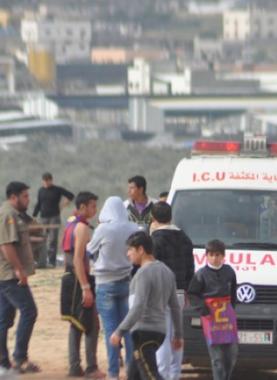 إصابة برصاص الاحتلال شمال قطاع غزة _ أرشيفية_