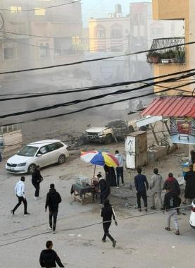 لحظة قصف السيارة