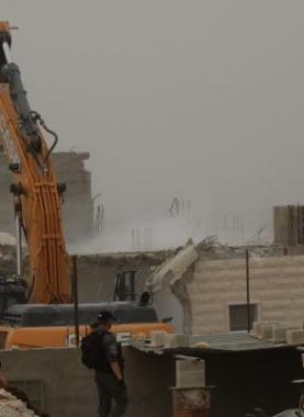 الاحتلال ينفذ عمليات هدم وتجريف في جنين ونابلس وقلقيلية