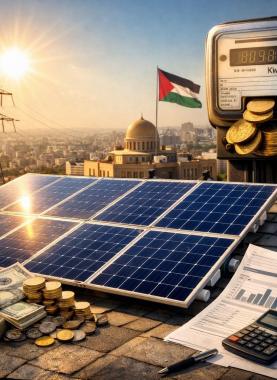 السلطة برام الله تفرض رسوم شهرية جديدة على مستخدمي الطاقة الشمسية