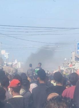 قصف الاحتلال بخانيونس عصر اليوم