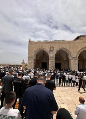 من أداء صلاة الجمعة اليوم في المسجد الأقصى