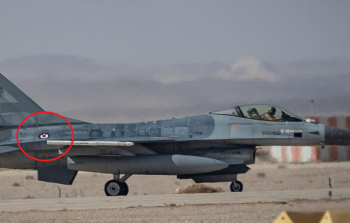 طائرة من سلاح الجو الأردني في قاعدة 