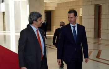 وزير خارجية الإمارات يزور دمشق ويلتقي الأسد