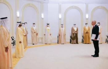 الإمارات تتسلم أوراق سفير الاحتلال الإسرائيلي