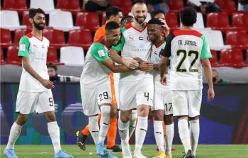 فرحة لاعبي الجزيرة بالفوز